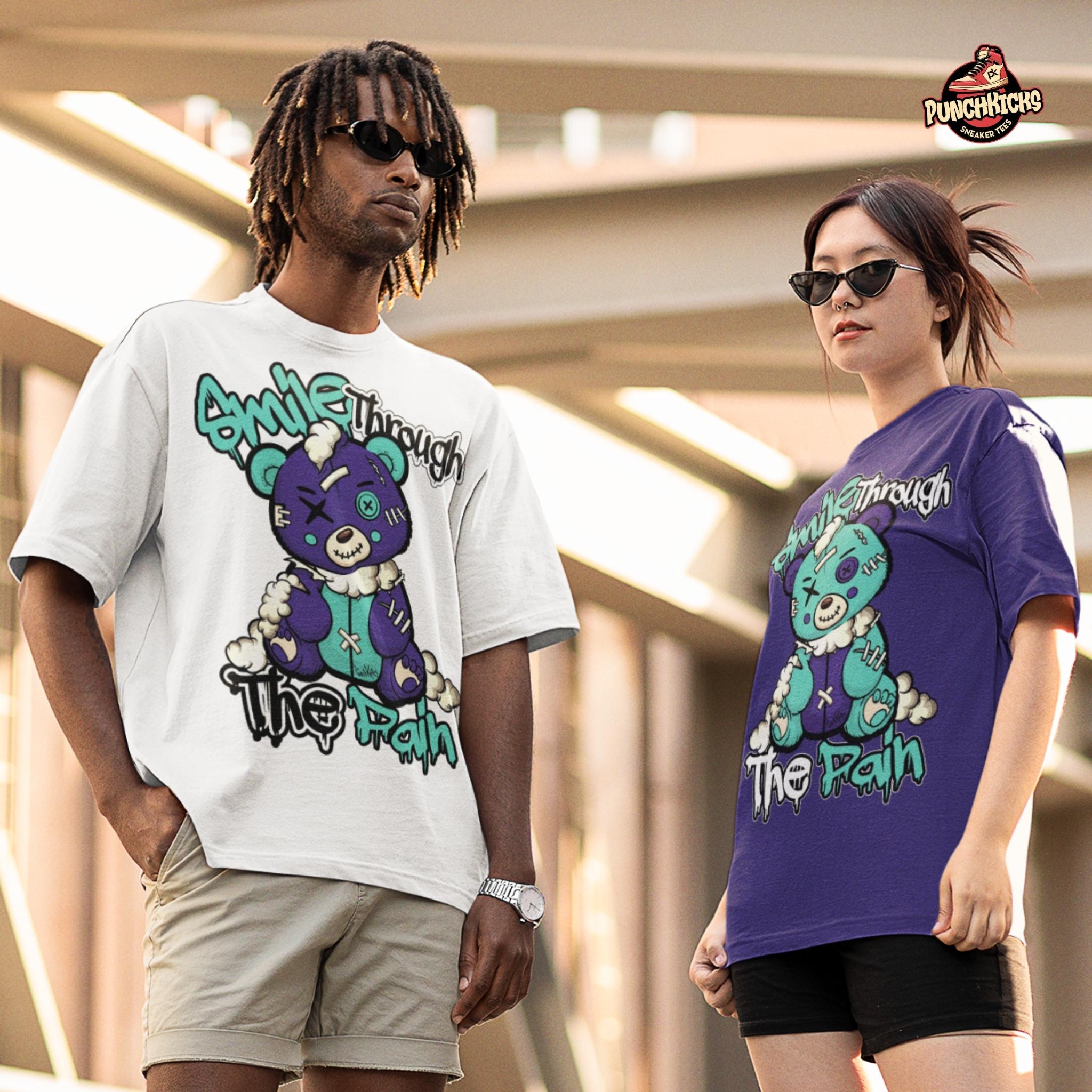 Smile Through The Pain  -Jordan 5 Alternate Grape  T-Shirt