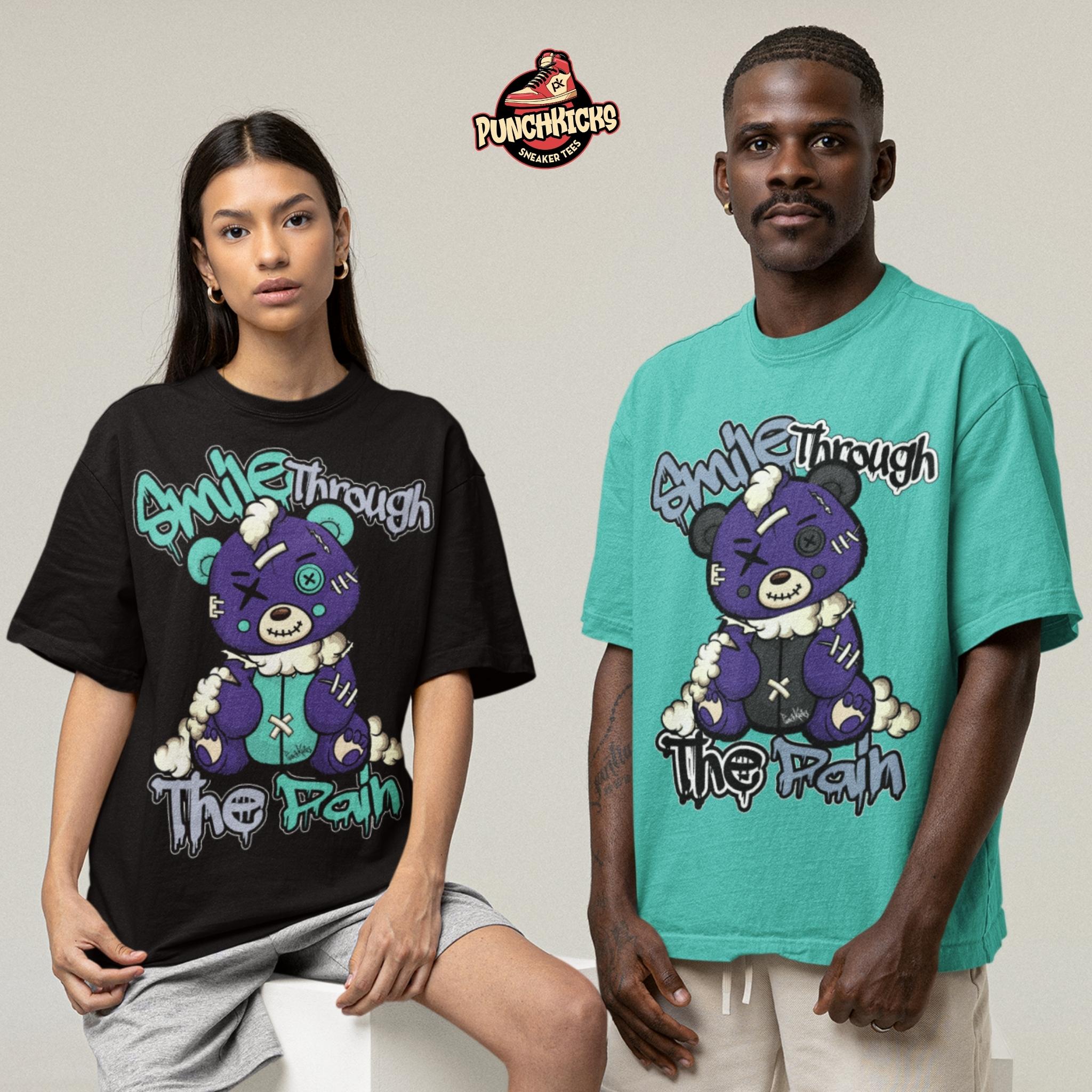 Smile Through The Pain  -Jordan 5 Alternate Grape  T-Shirt